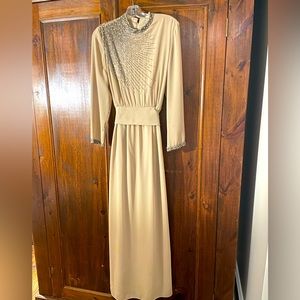 Victoria Royal Ltd UK size 16 camel colour  with sequin design